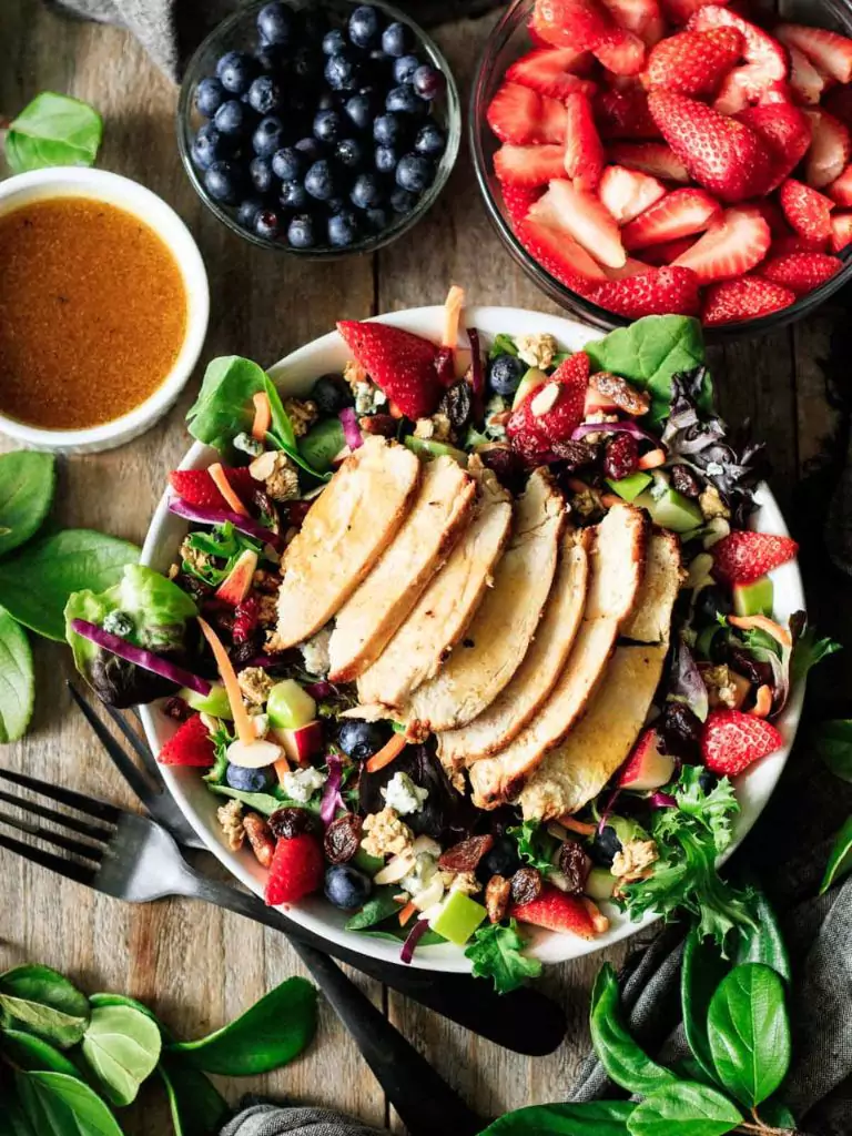 Chic fil A Kale Salad Recipe with Apples