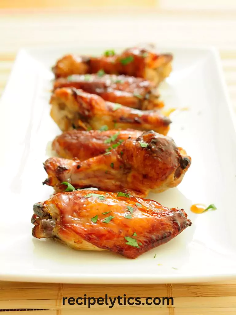 Crunchy Honey Garlic Chicken Wings snack