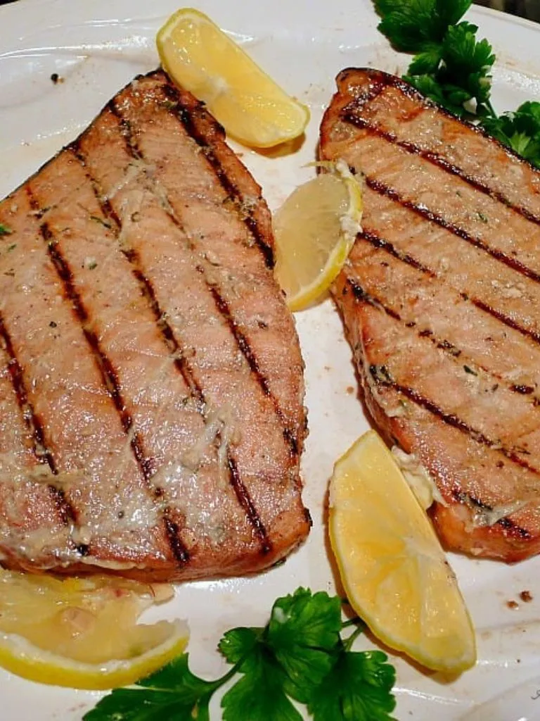 Swordfish Steak Recipe 2 Grilled Swordfish Steaks with Lemon Herb Marinade