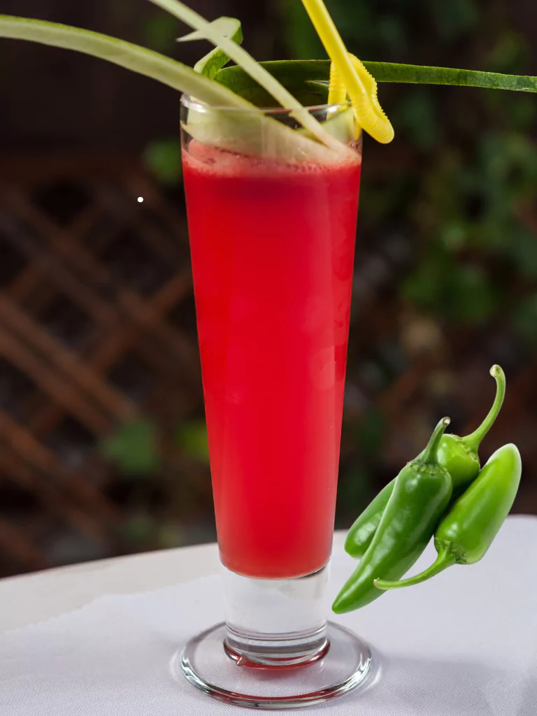 Watermelon Juice 10 Spicy Watermelon Juice with Jalapeño