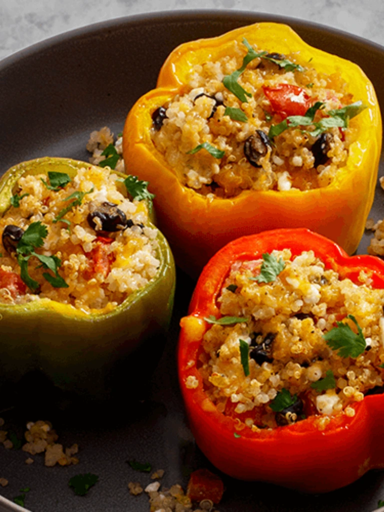 Stuffed Bell Peppers 2 Classic quinoa stuffed bell peppers