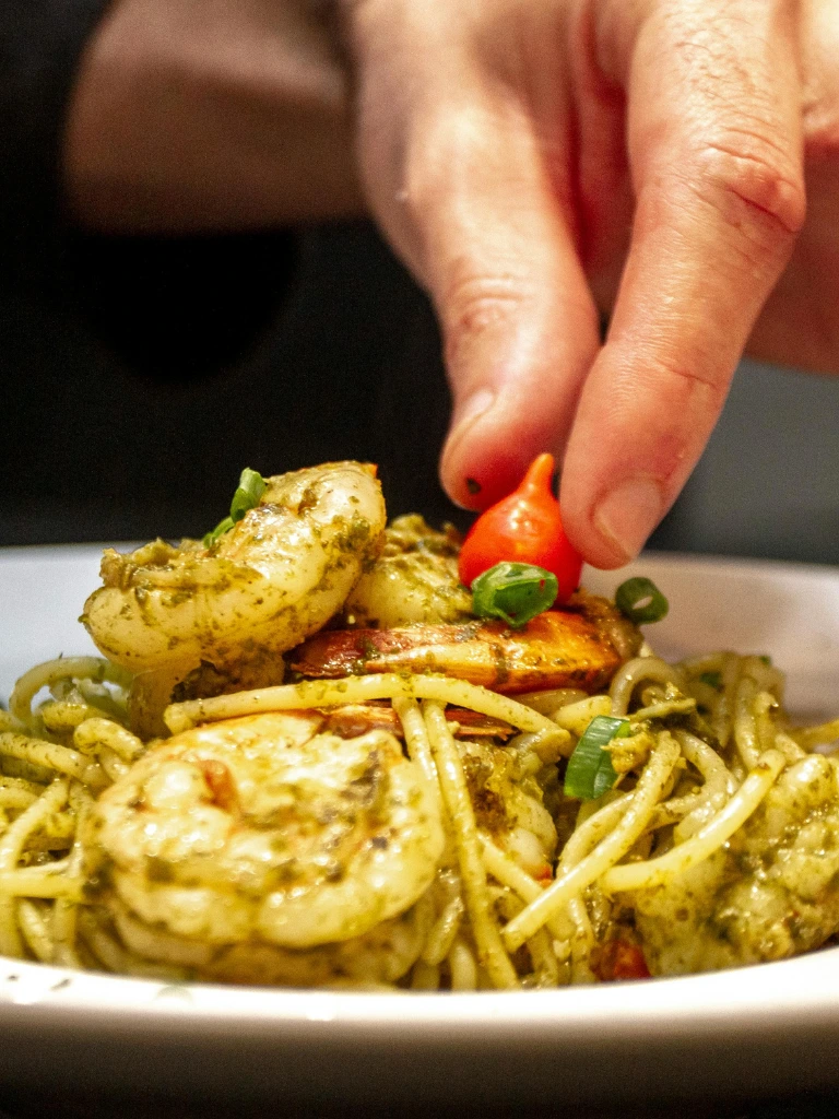 Classic shrimp pasta