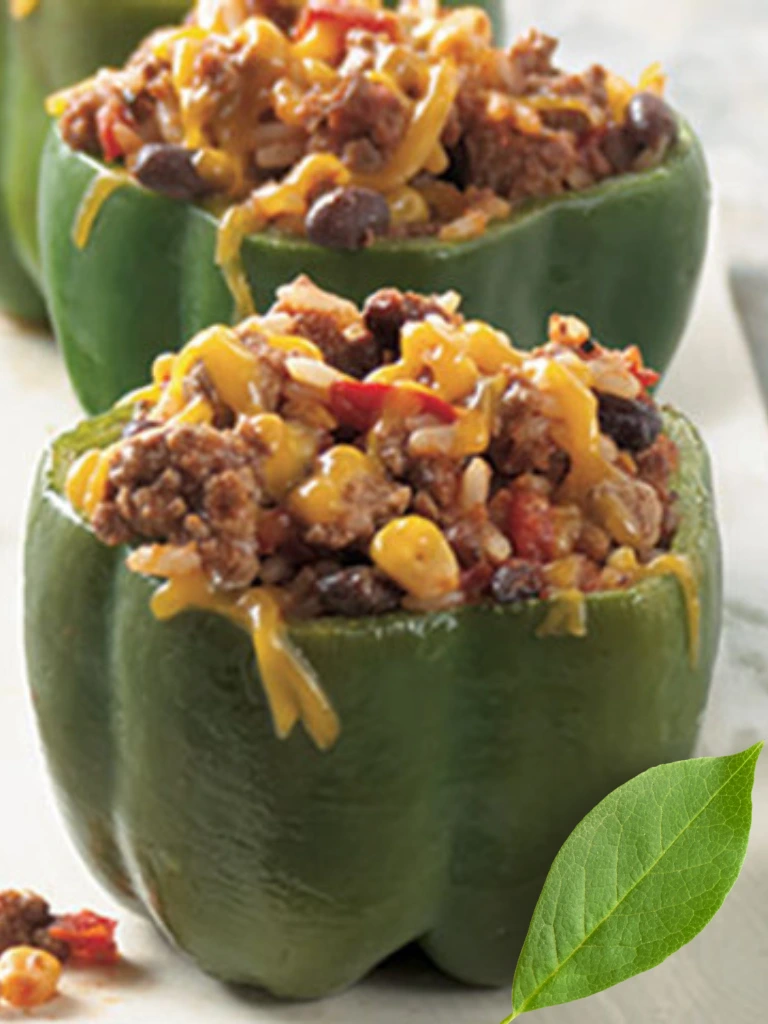 Stuffed Bell Peppers 12 11 Black bean and corn stuffed bell peppers