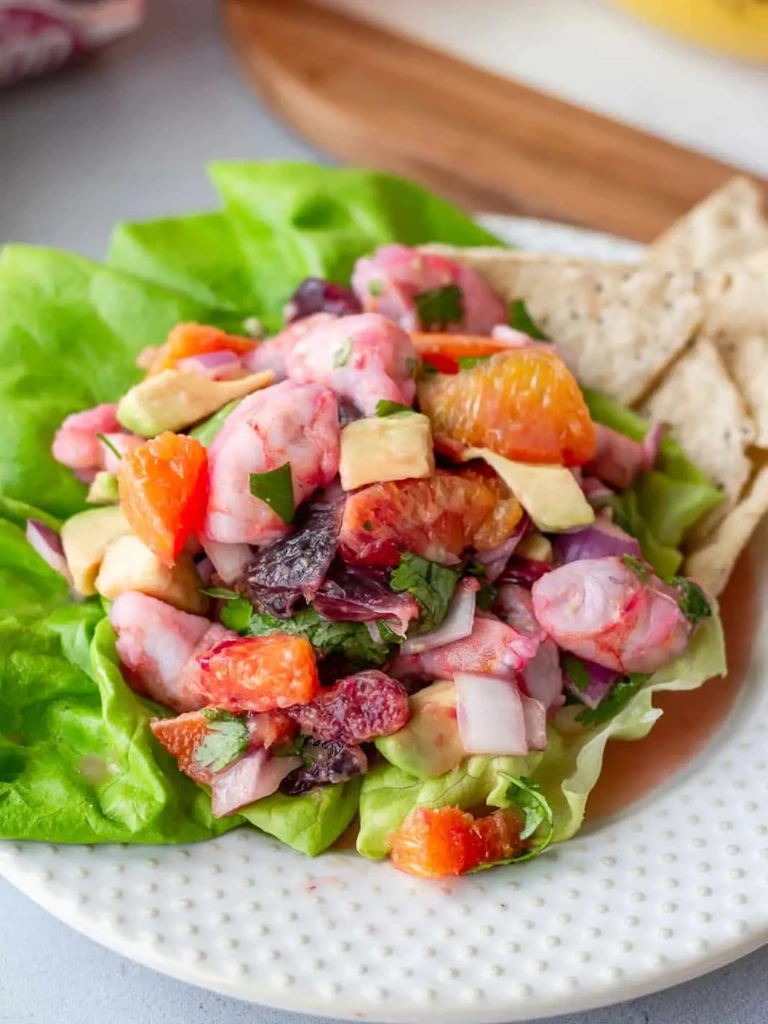 Citrus shrimp ceviche
