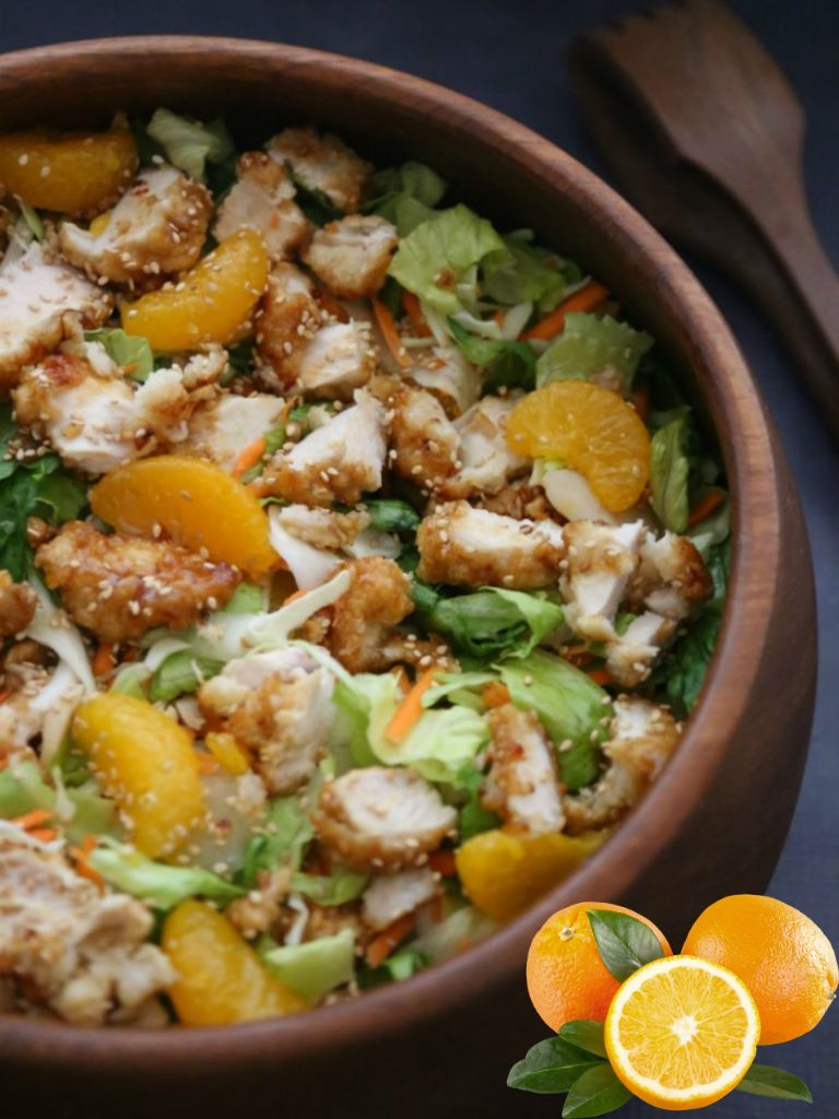  Orange chicken salad