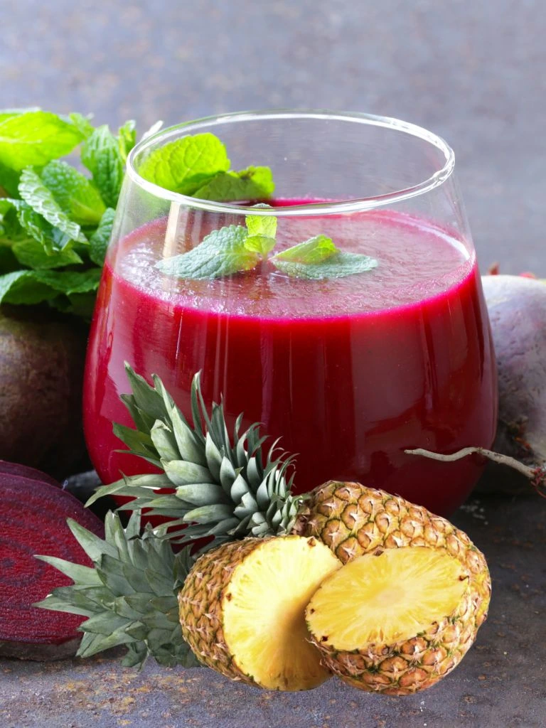 Pineapple Juice 13 Pineapple beet detox