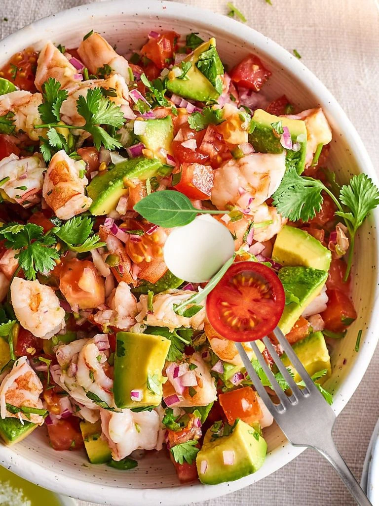  Shrimp ceviche salad