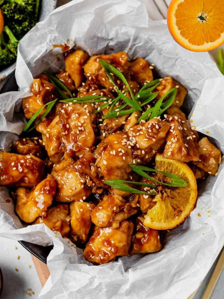 13 Air fryer orange chicken