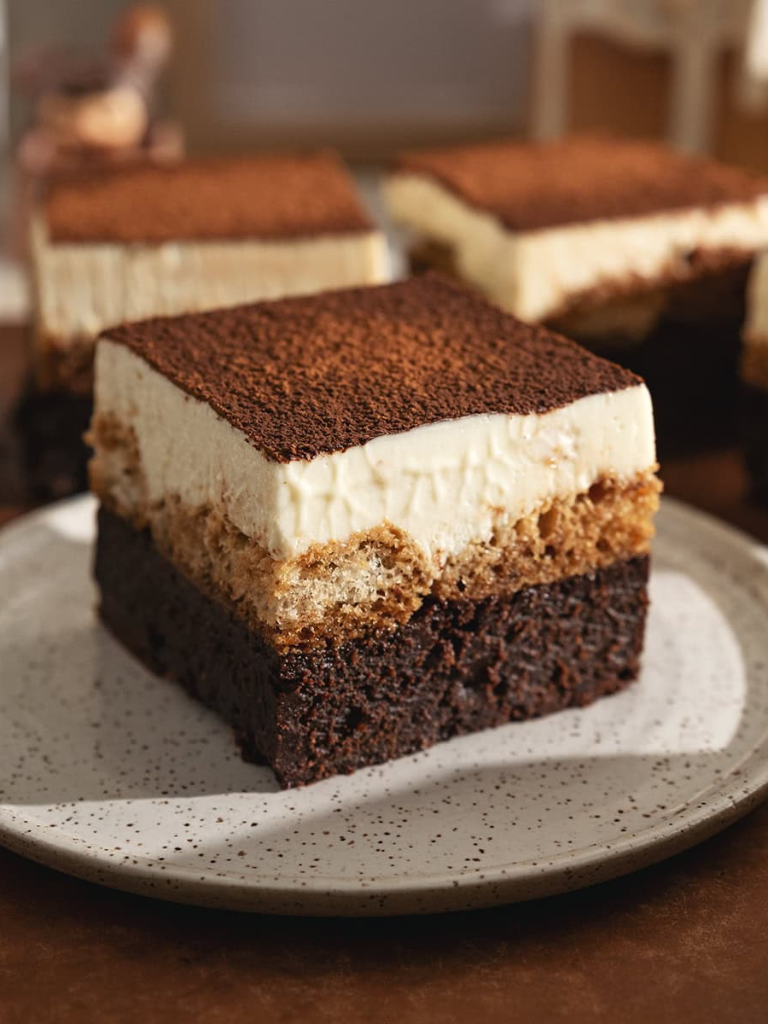 Tiramisu brownies