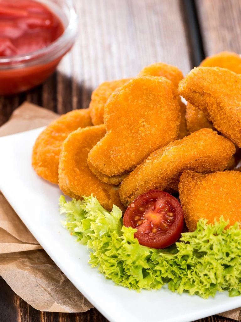  Honey mustard glazed nuggets