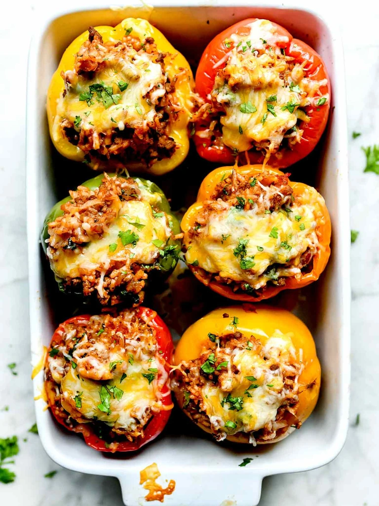 Stuffed Bell Peppers 4 Mexican stuffed bell peppers