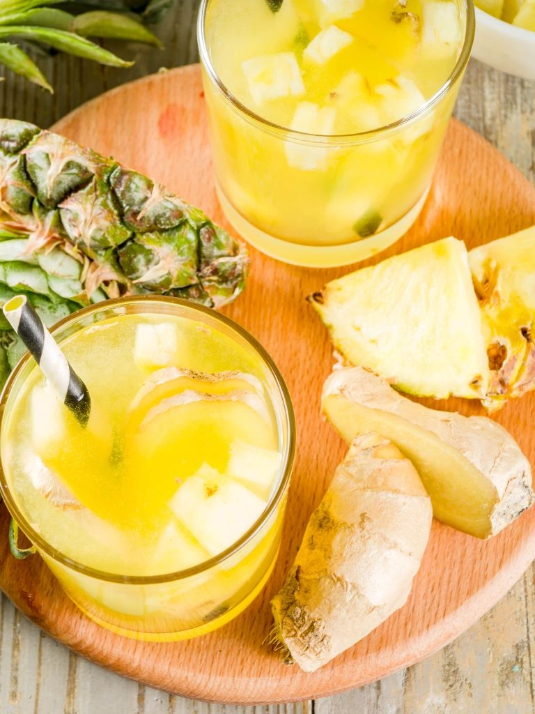 Pineapple Juice 4 Spicy pineapple ginger zing