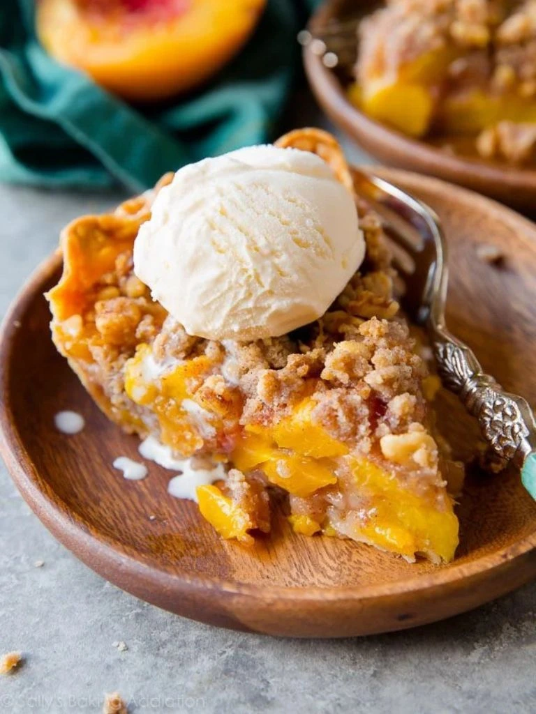 Brown sugar crumble cobbler