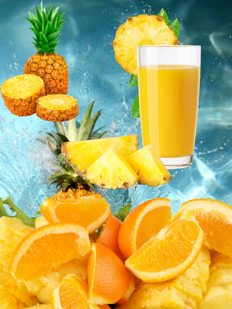 Pineapple Juice 7 Pineapple orange burst
