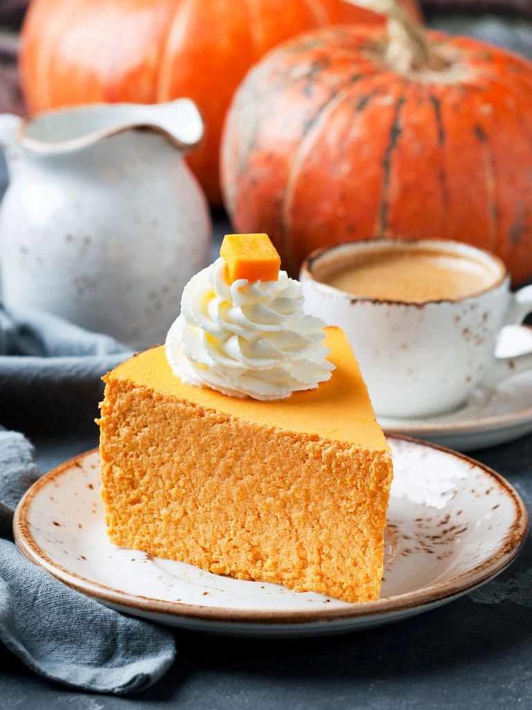  Pumpkin spice cheesecake