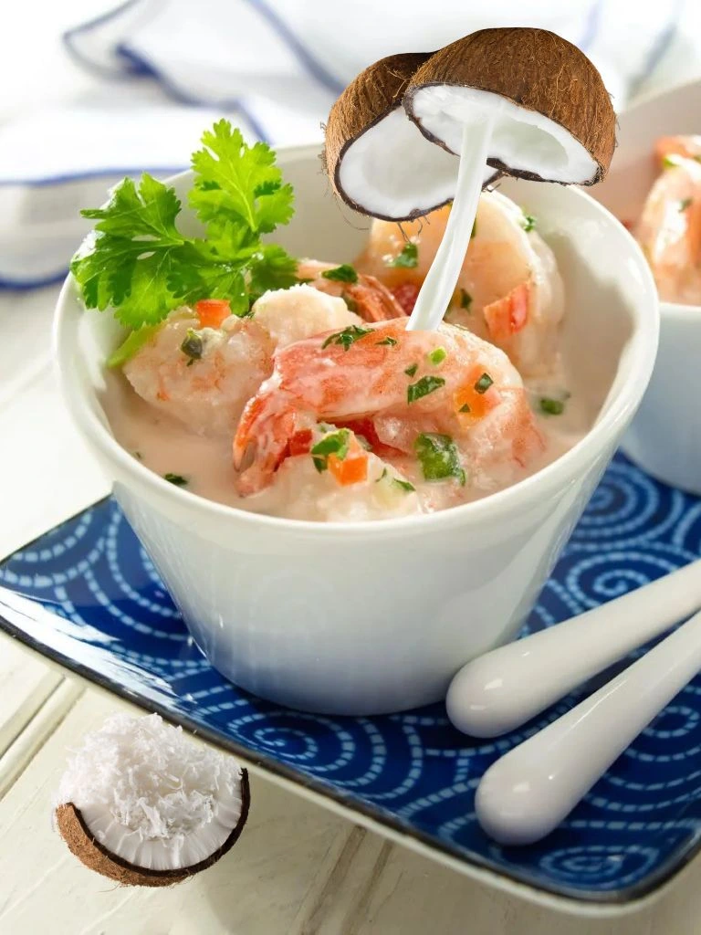  Coconut shrimp ceviche