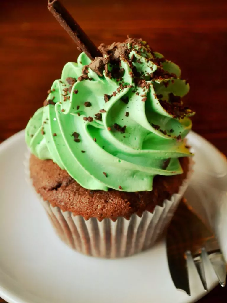 Chocolate Cake 14 Chocolate cake with mint frosting