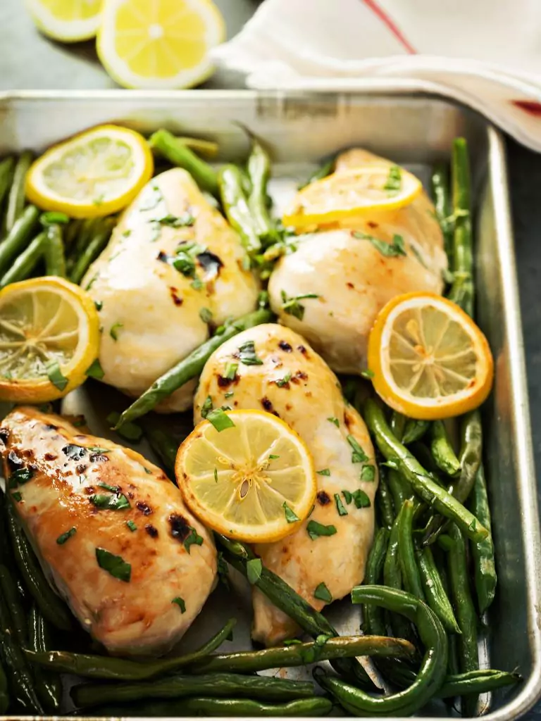 Herbed lemon chicken breast
