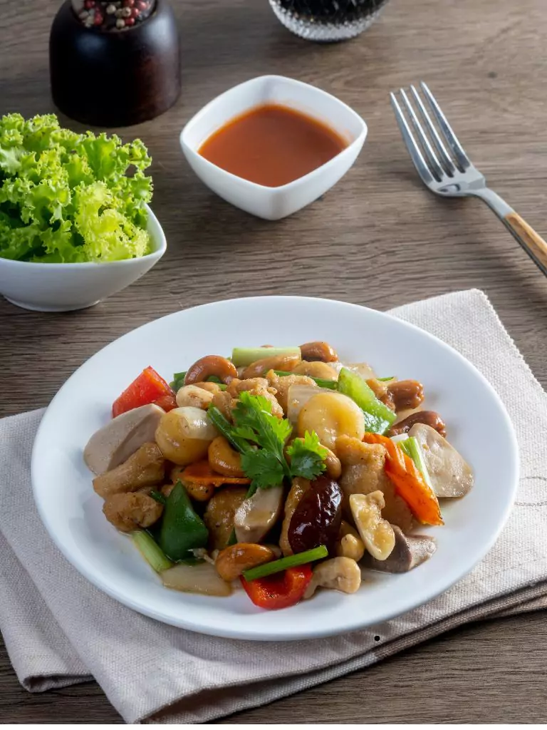 Mushroom stir fry with oyster sauce