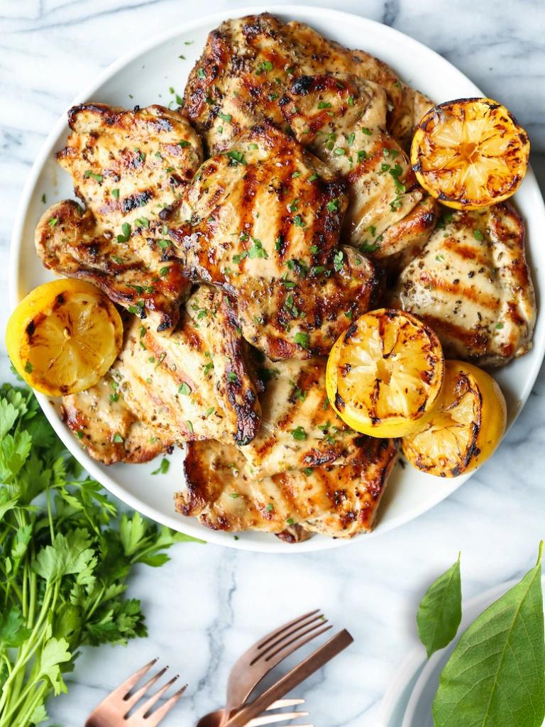 Chicken Thigh Recipes 12 Lemon Garlic Chicken Thighs