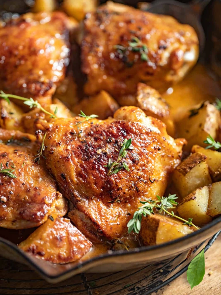 Chicken Thigh Recipes 14 Maple Dijon Chicken Thighs