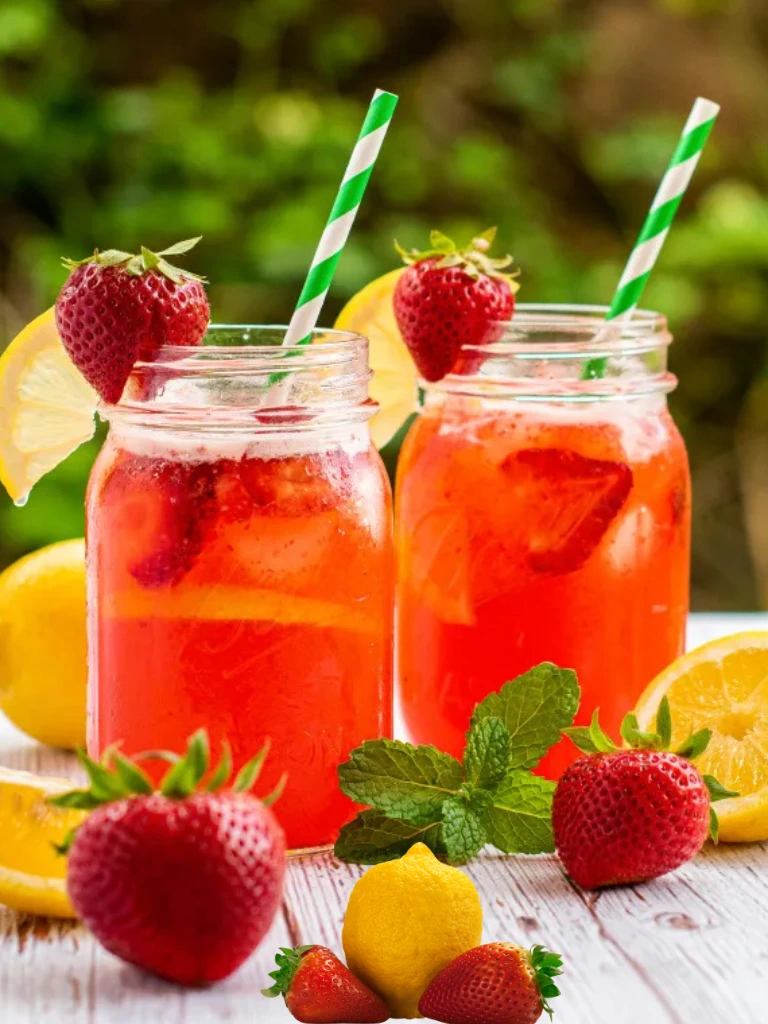 Glowing Skin Juice 14 Strawberry Lemon Juice