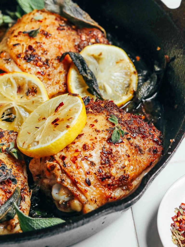 Chicken Thigh Recipes 5 Grilled Lemon Herb Chicken Thighs