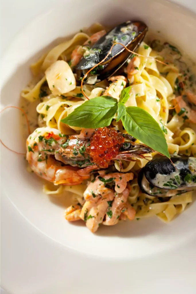 Seafood Salad With Pasta