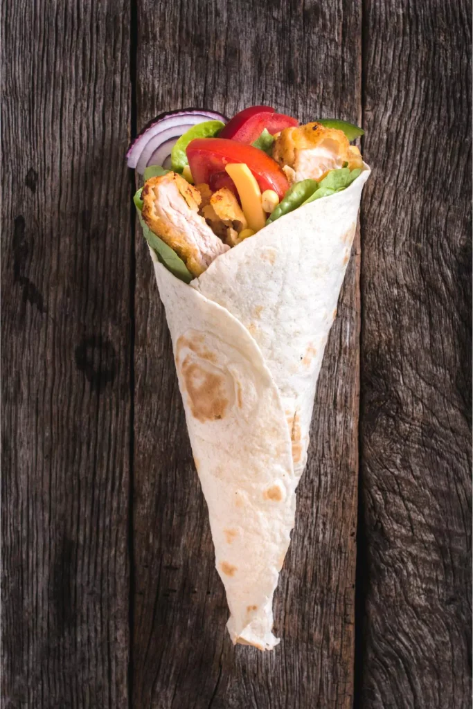 Seafood Salad Wrap